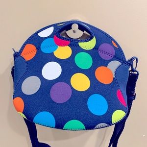 NWOT Poka Dot Lunch Bag with